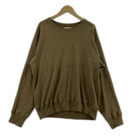 長袖Tシャツ RIBBED CREW NECK UNDER SHIRTS 38 ブラウン