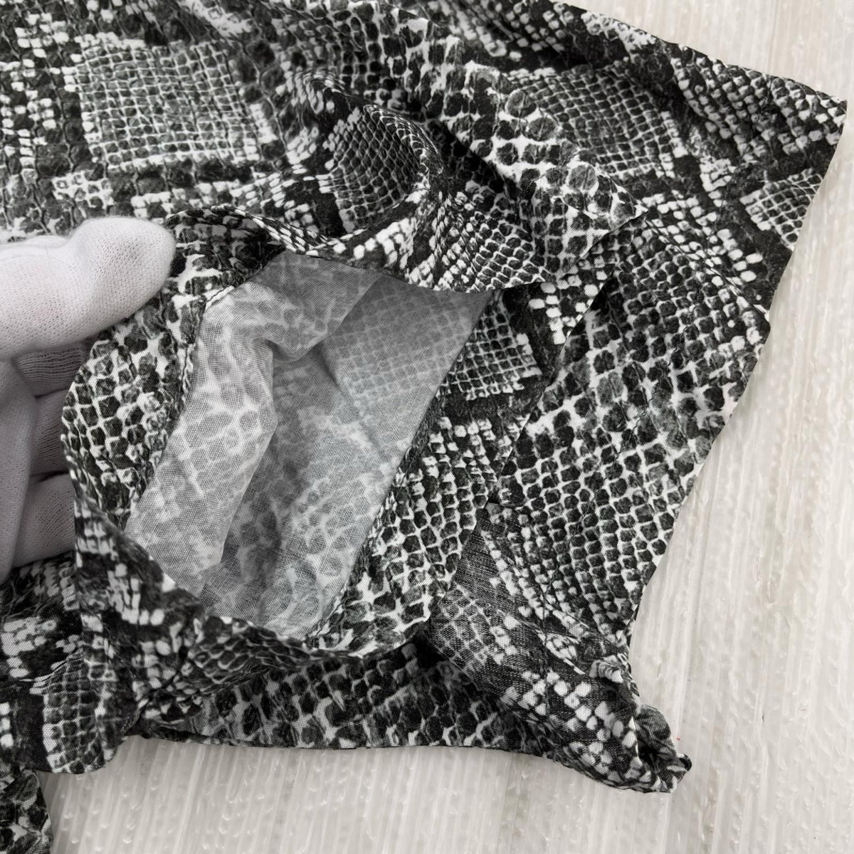 半袖シャツ PYTHON PATTERN S/S SHIRT 1 グレー