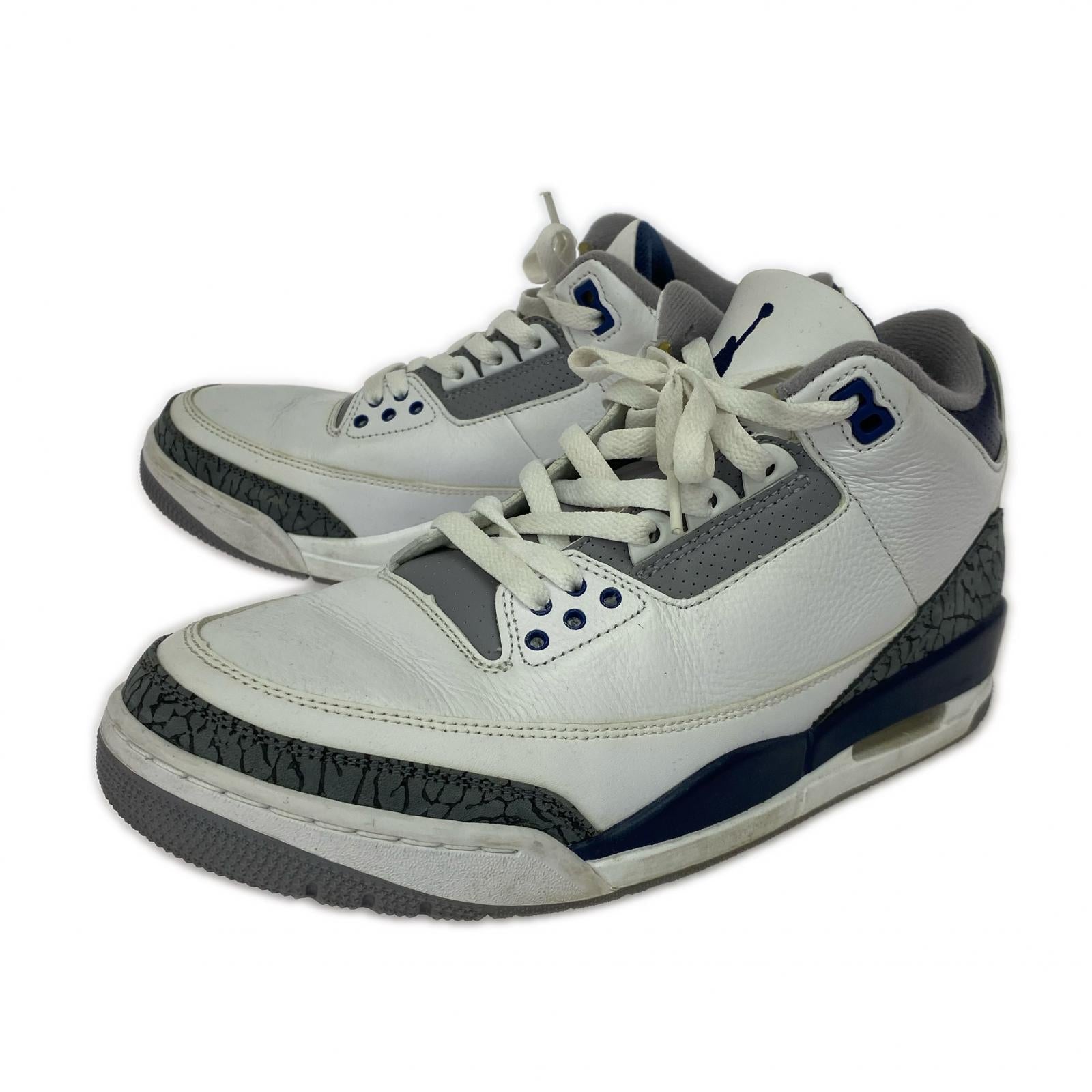 スニーカー Air Jordan 3 Retro Midnight Navy (28cm) CT8532-140 28 ホワイト