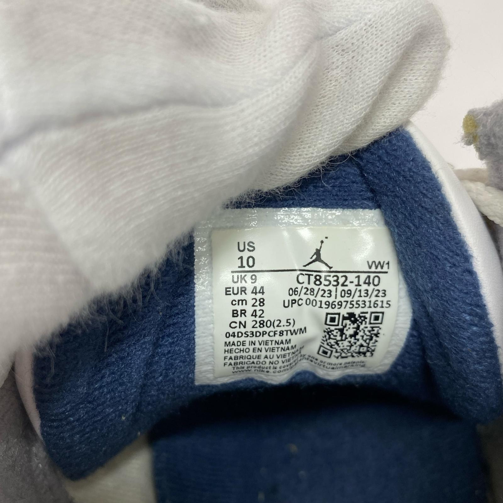 スニーカー Air Jordan 3 Retro Midnight Navy (28cm) CT8532-140 28 ホワイト