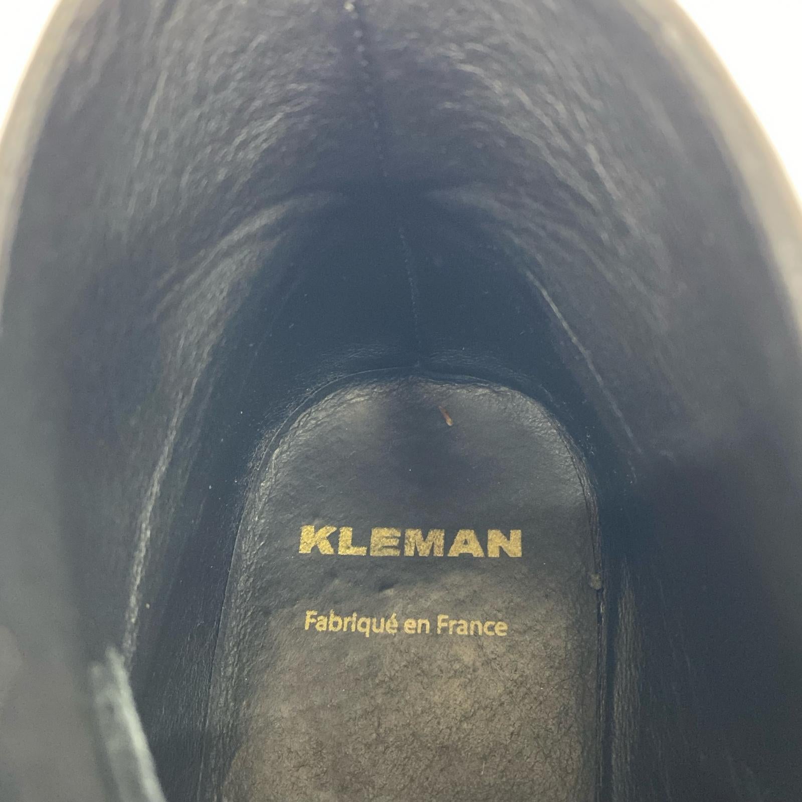 ブーツ KLEMAN OXAL レザー Uチップ 41 ブラック