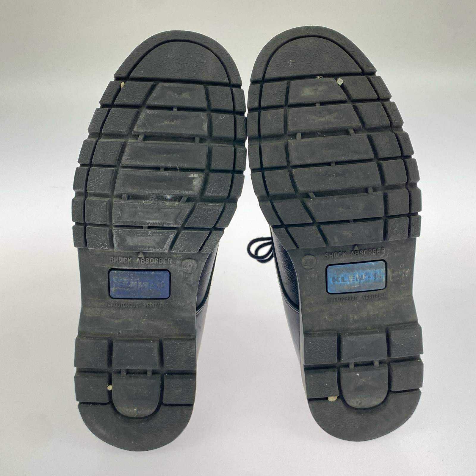 ブーツ KLEMAN OXAL レザー Uチップ 41 ブラック