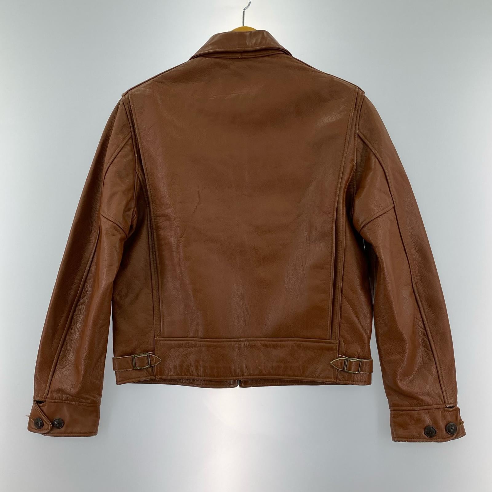 レザージャケット IndianMotorCycle レザージャケット 茶(36) 36 ブラウン