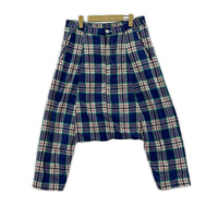 パンツ COMME des GARCONS HOMME PLUS チェック柄サルエルパンツ XS マルチ マルチカラー