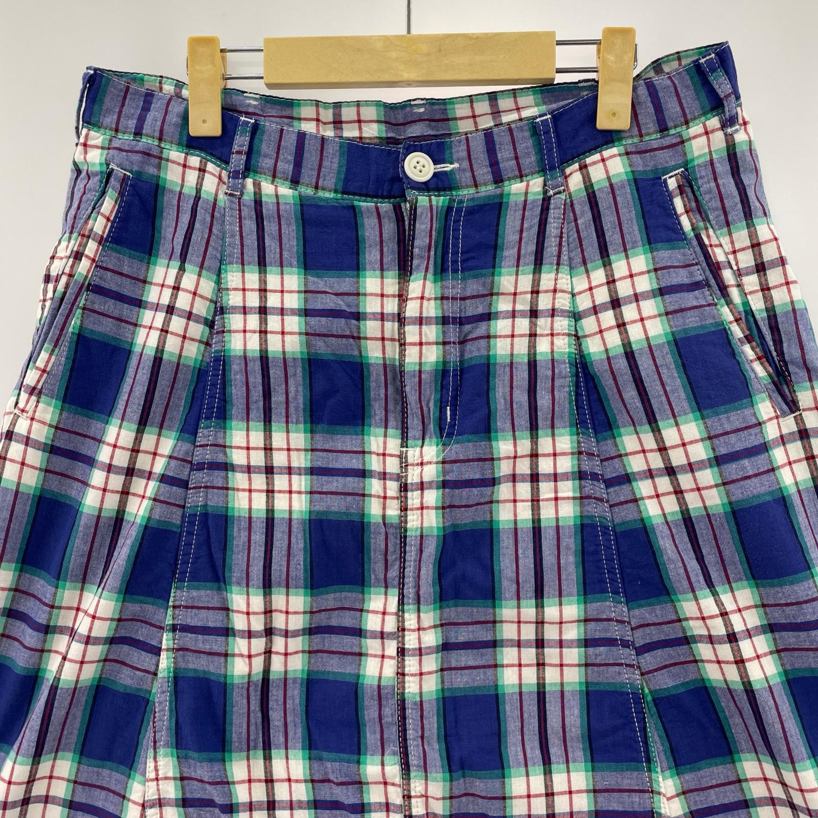 パンツ COMME des GARCONS HOMME PLUS チェック柄サルエルパンツ XS マルチ マルチカラー