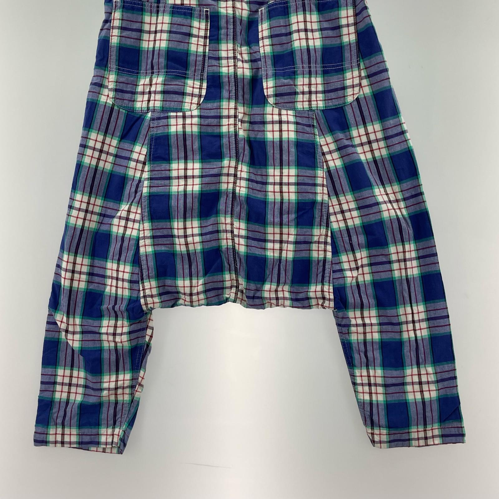 パンツ COMME des GARCONS HOMME PLUS チェック柄サルエルパンツ XS マルチ マルチカラー
