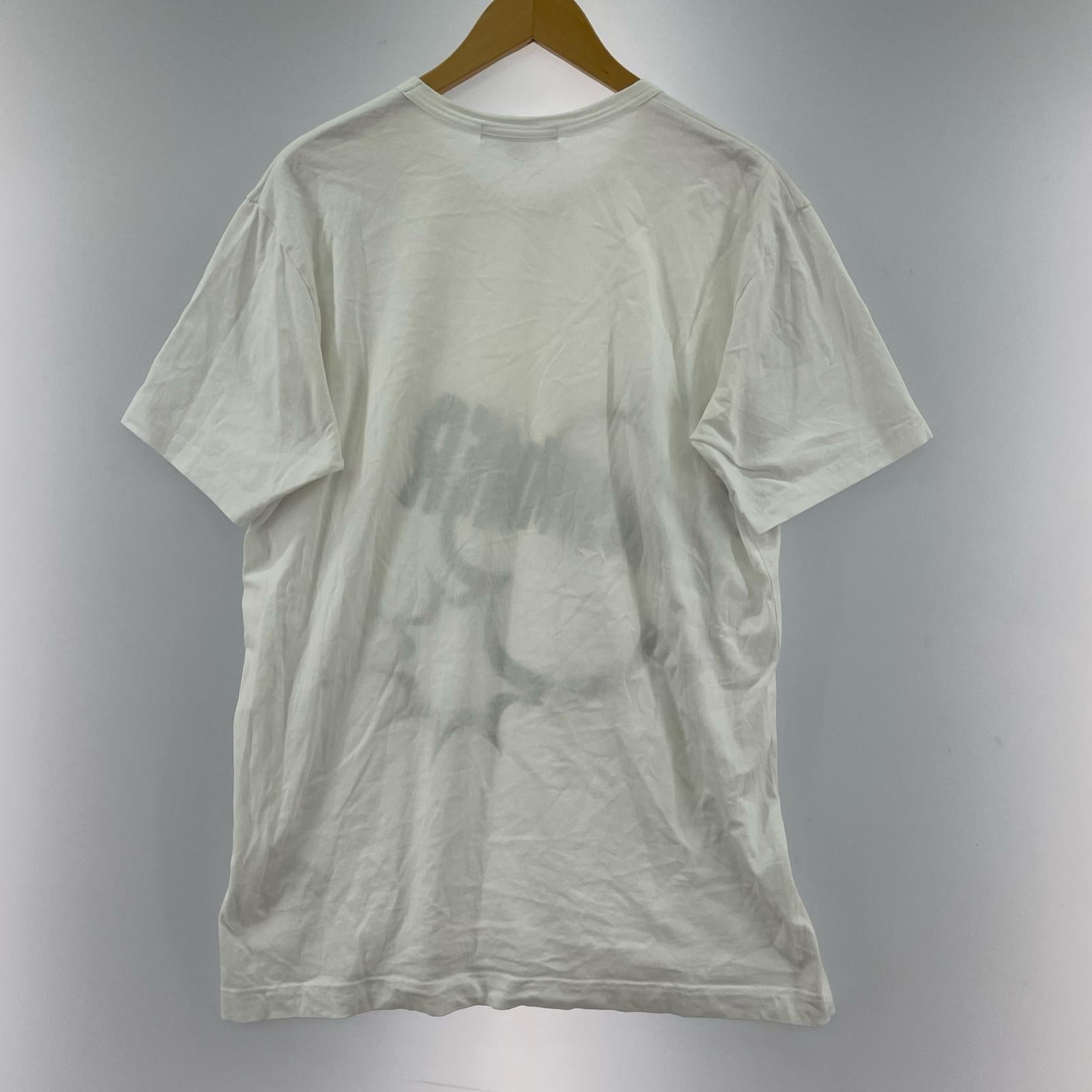 半袖Tシャツ COMME des GARCONS SHIRT SPRING SUMMER プリントTee XS 白 ホワイト