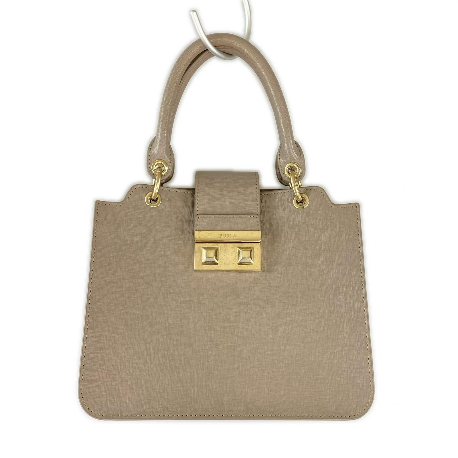 ハンドバッグ Bella サッチェルバッグ グレージュ ベージュ