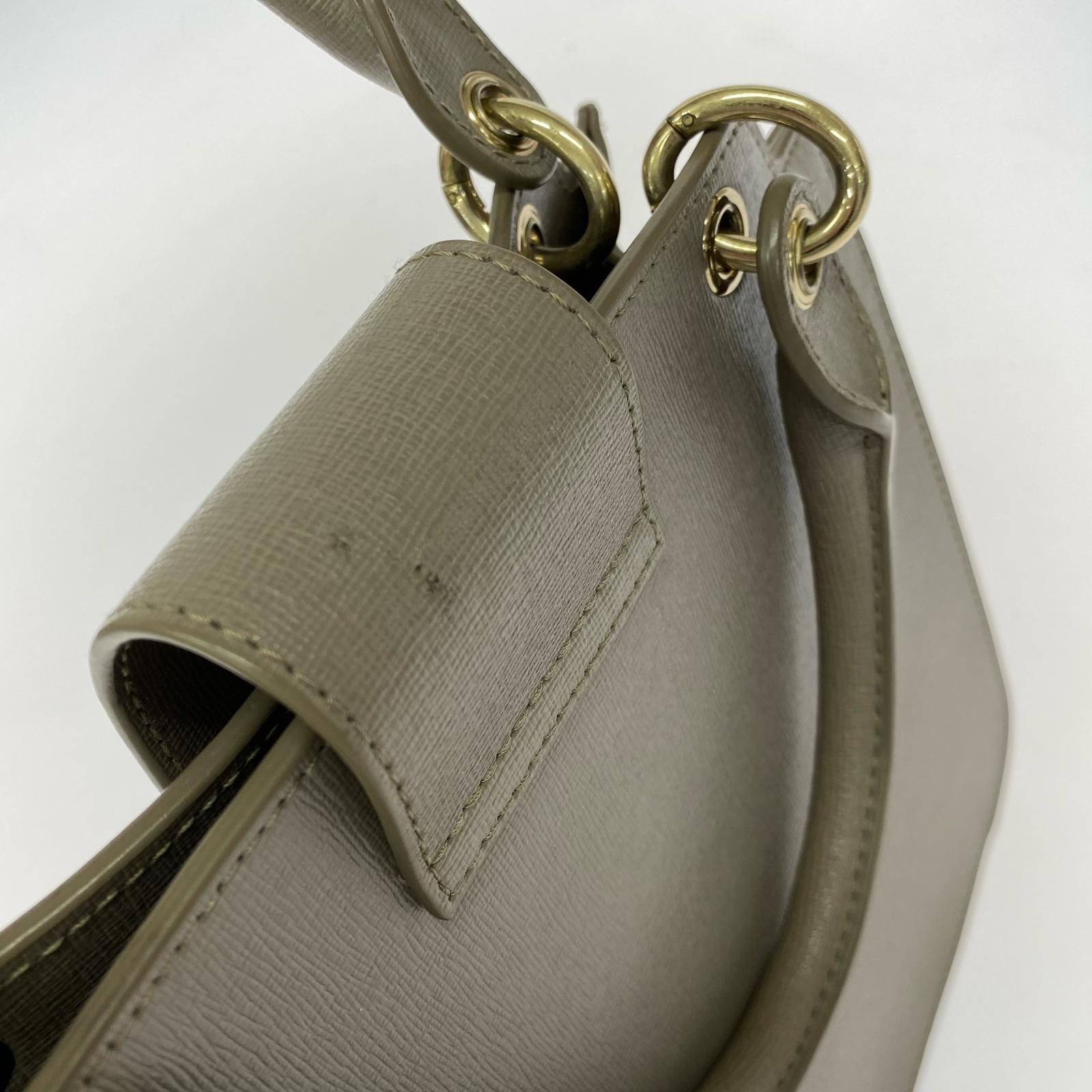 ハンドバッグ Bella サッチェルバッグ グレージュ ベージュ