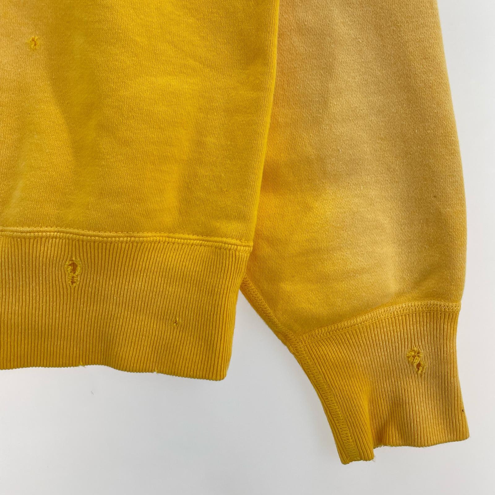 スウェット 23AW COW CREWNECK SWEAT M イエロー M