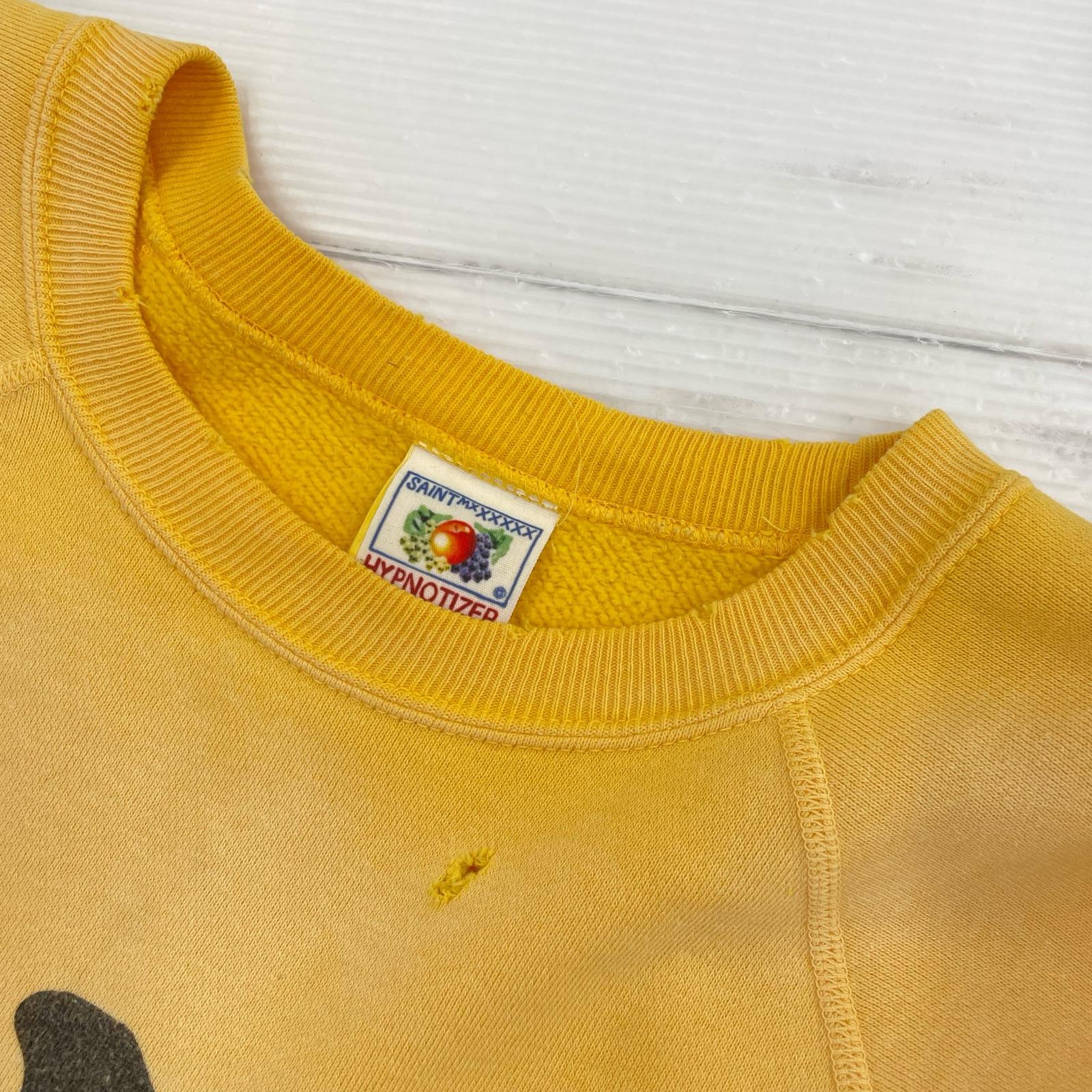 スウェット 23AW COW CREWNECK SWEAT M イエロー M