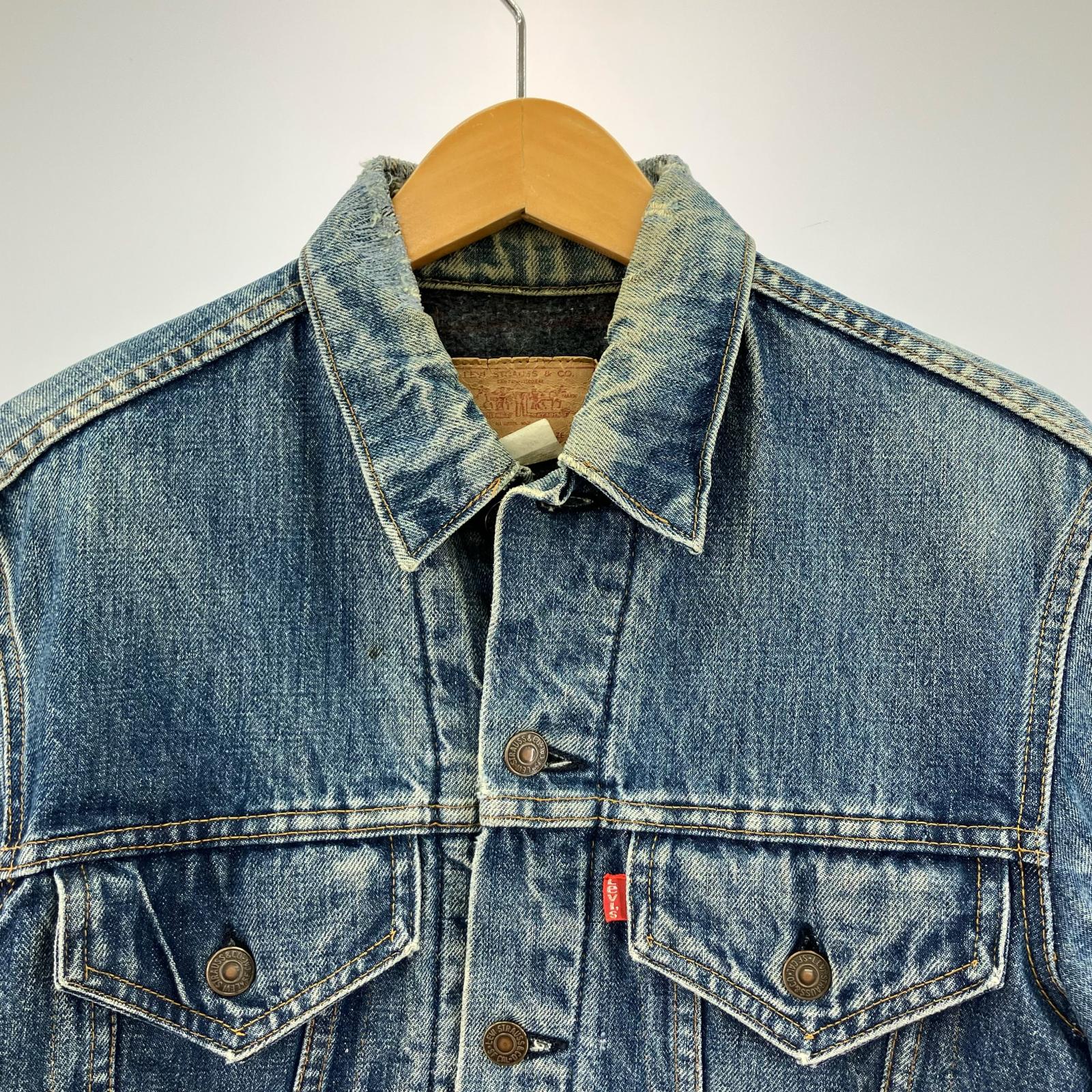 デニムジャケット 70s 70505 smal e 裏ブランケット ブルー