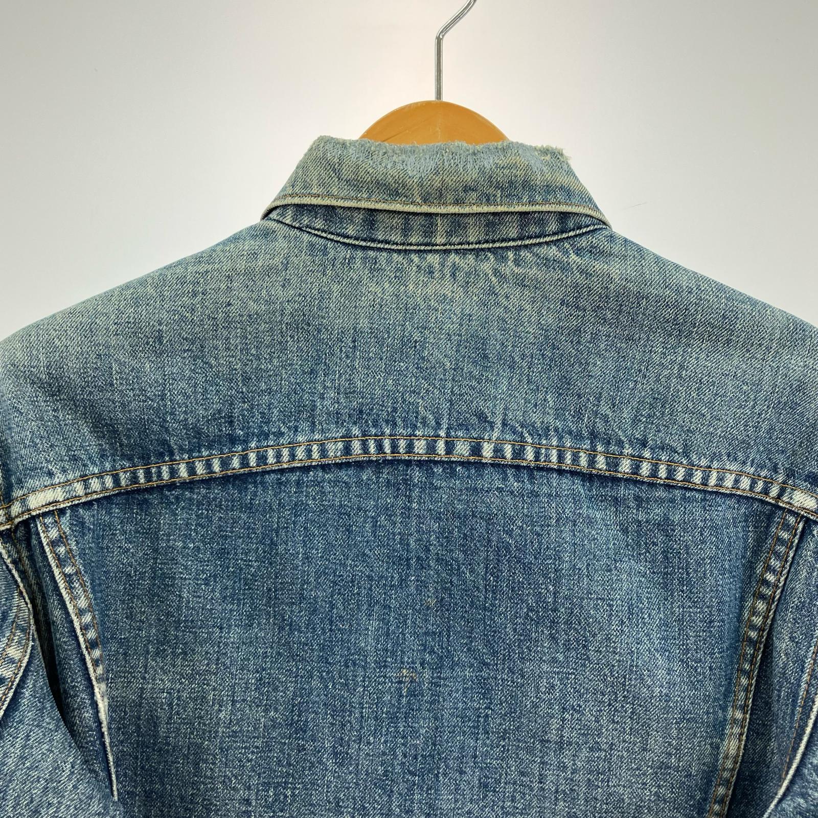 デニムジャケット 70s 70505 smal e 裏ブランケット ブルー