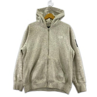 パーカー SQUARE LOGO FULLZIP 白系 L NT61836 L グレー