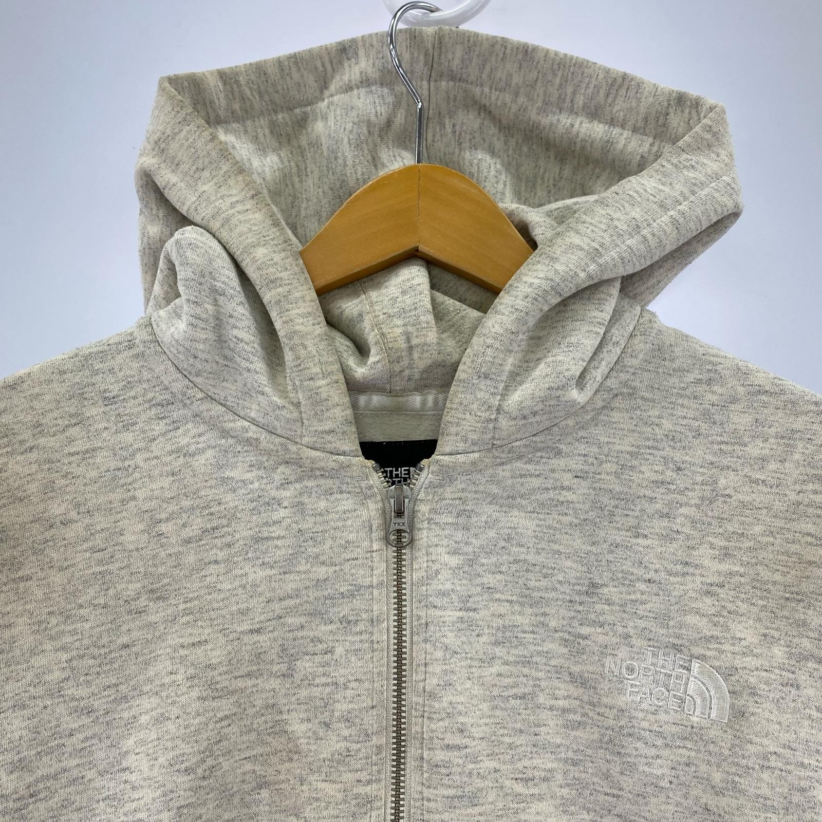 パーカー SQUARE LOGO FULLZIP 白系 L NT61836 L グレー