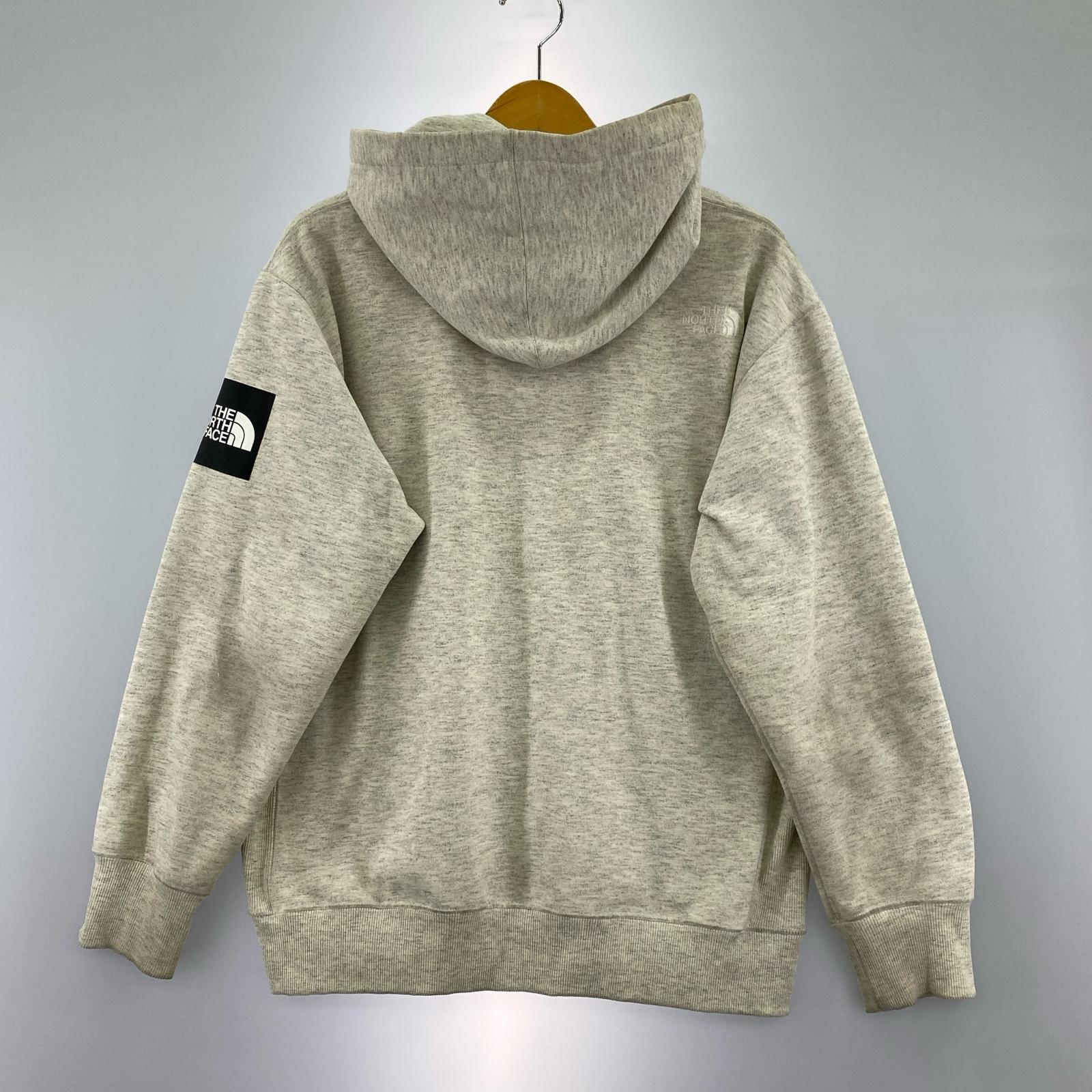 パーカー SQUARE LOGO FULLZIP 白系 L NT61836 L グレー