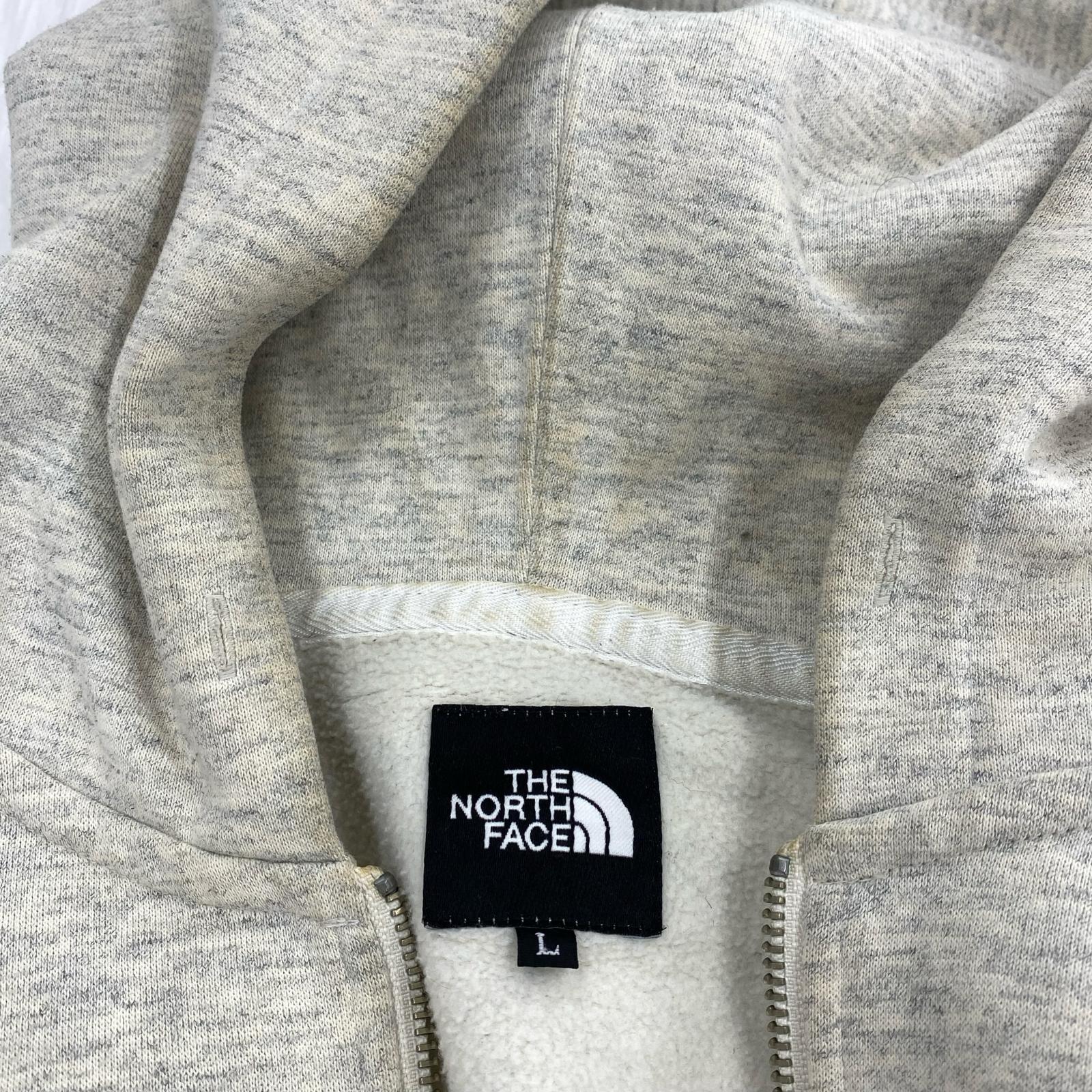 パーカー SQUARE LOGO FULLZIP 白系 L NT61836 L グレー