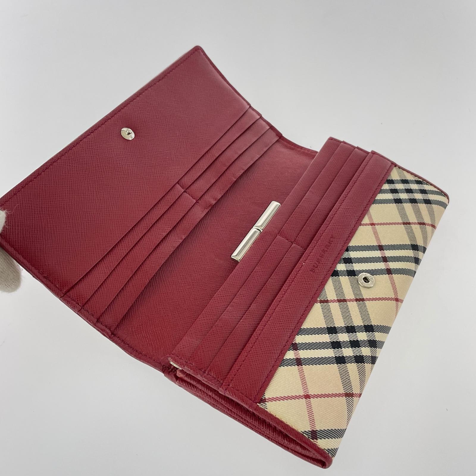 長財布 バーバリー 長財布 ノバチェック ベージュ