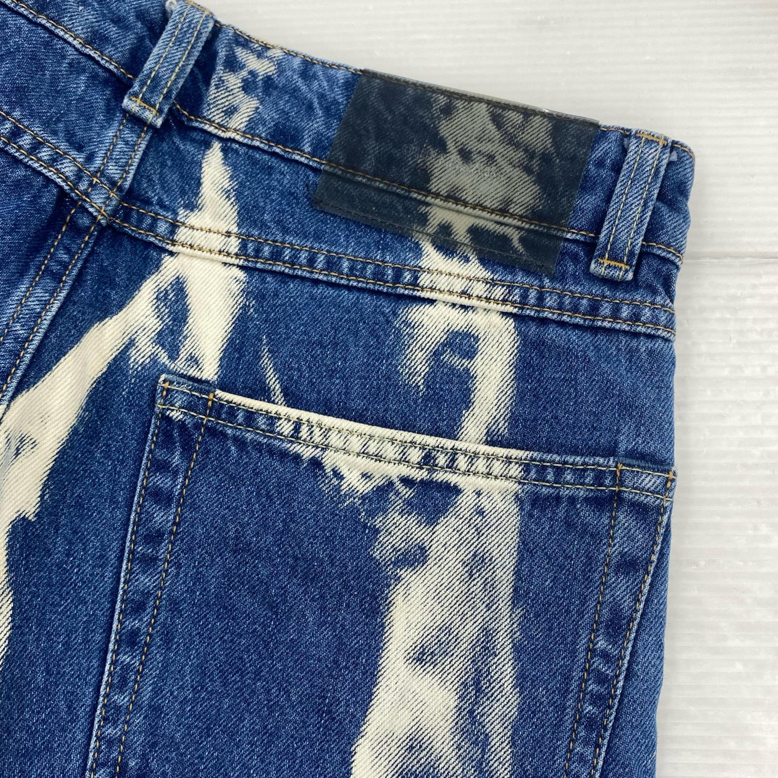 デニムパンツ Glass Bleach Denim 26 26 ブルー