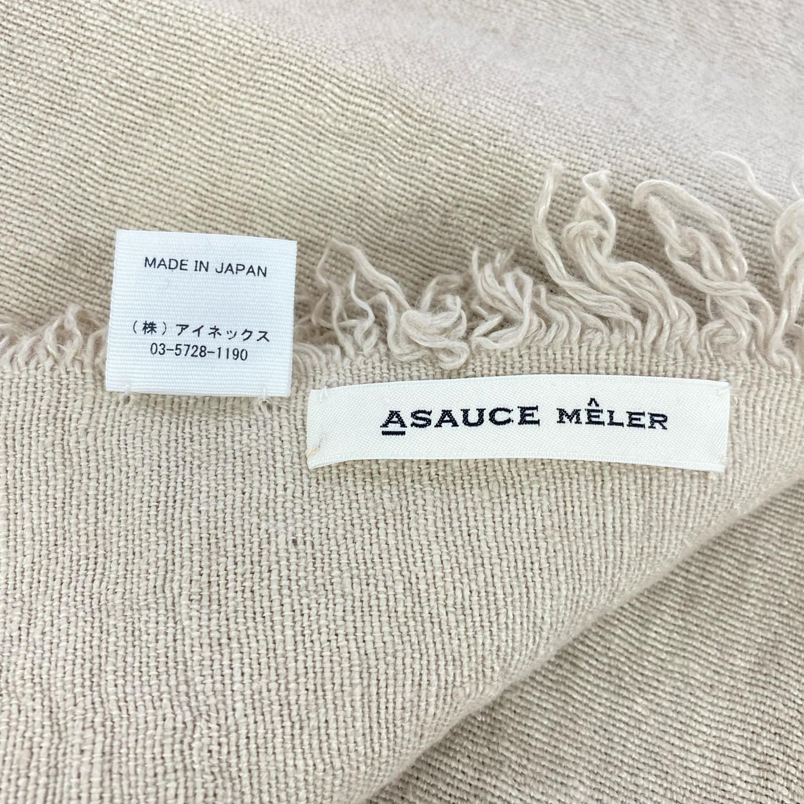 その他アクセサリー ASAUCE MELER スカーフ ベージュ