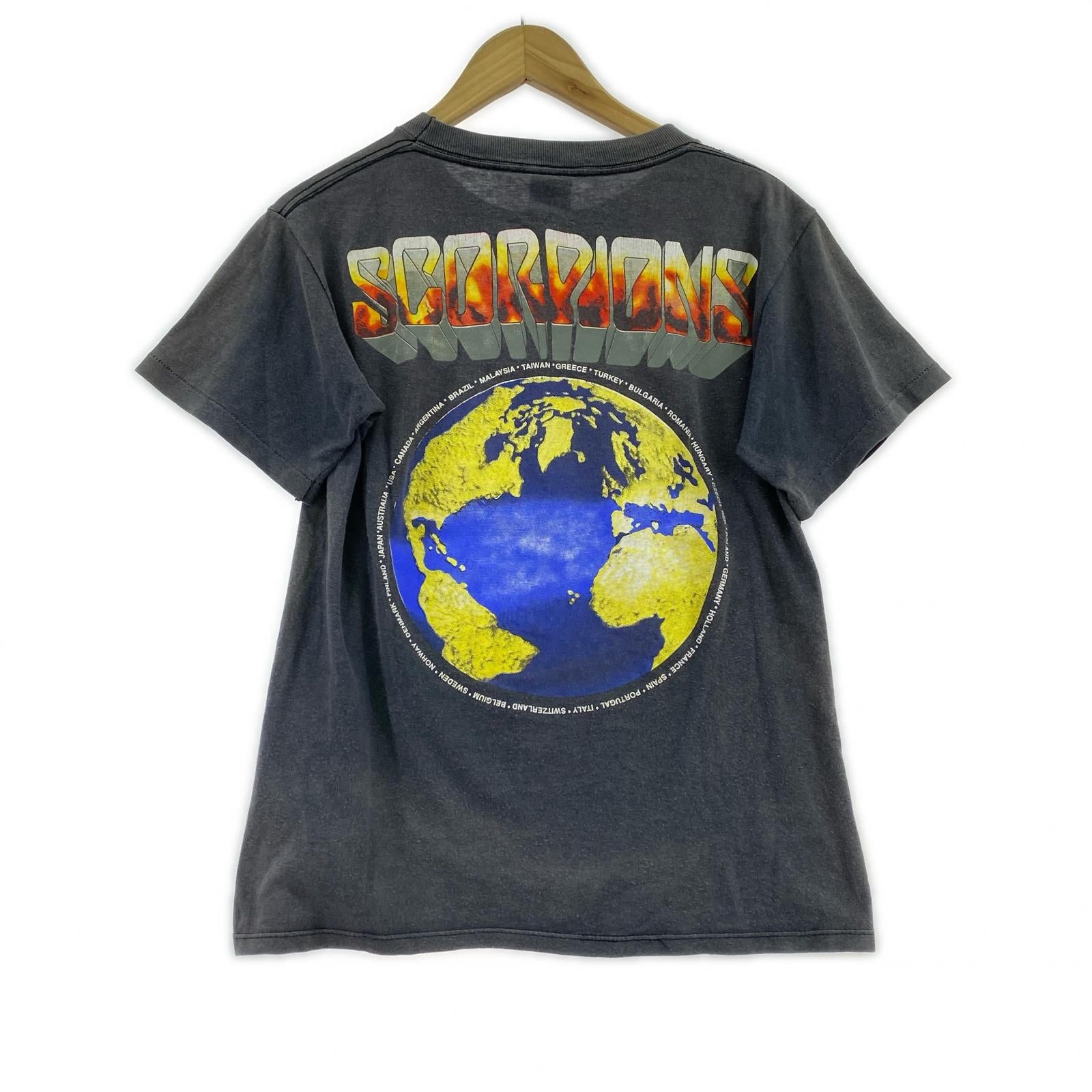 半袖Tシャツ 90s GEM / Scorpions (M) M ブラック