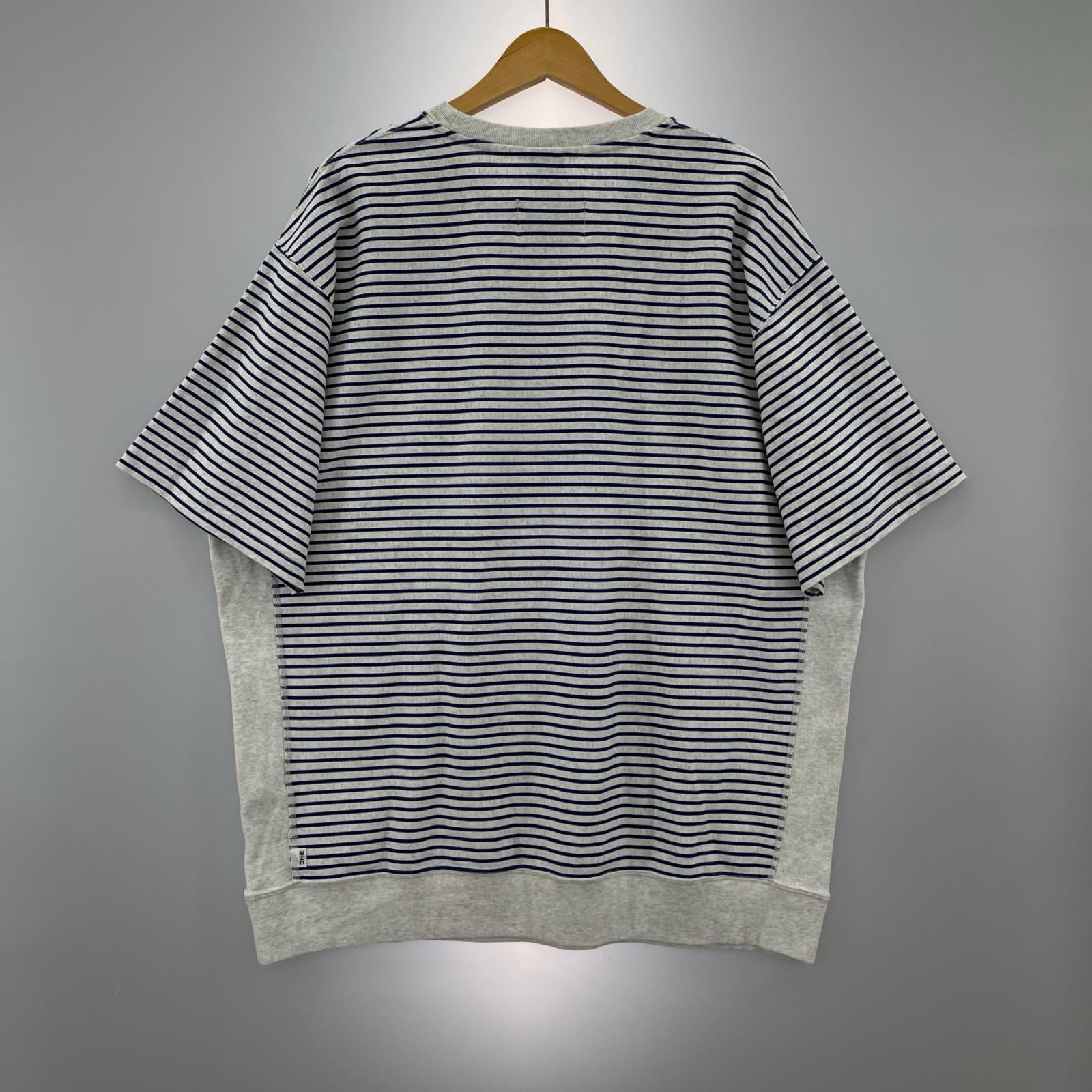 半袖Tシャツ リバースウィーブ ボーダーTEE
