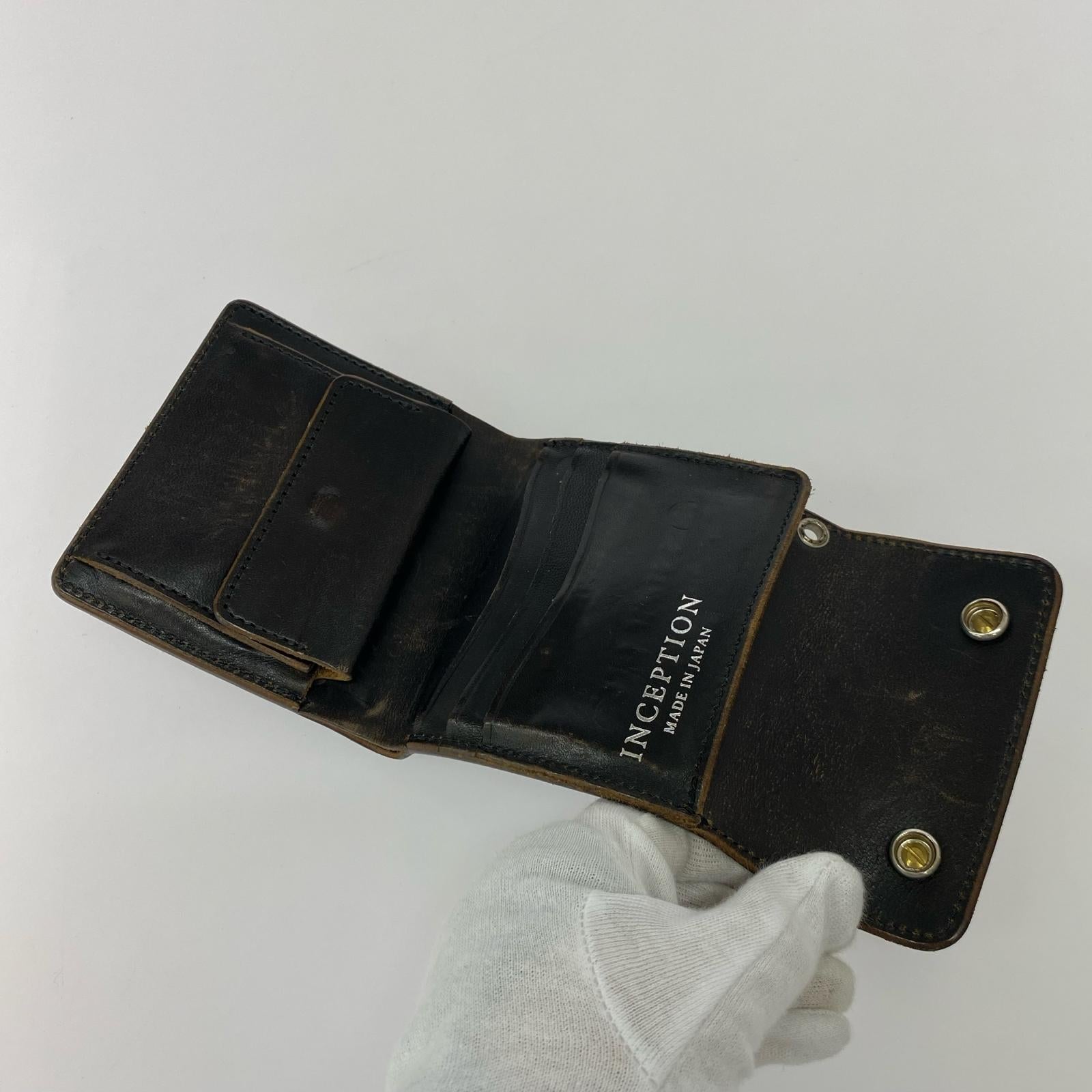 コンパクトウォレット INCEPTION 財布 ブラウン