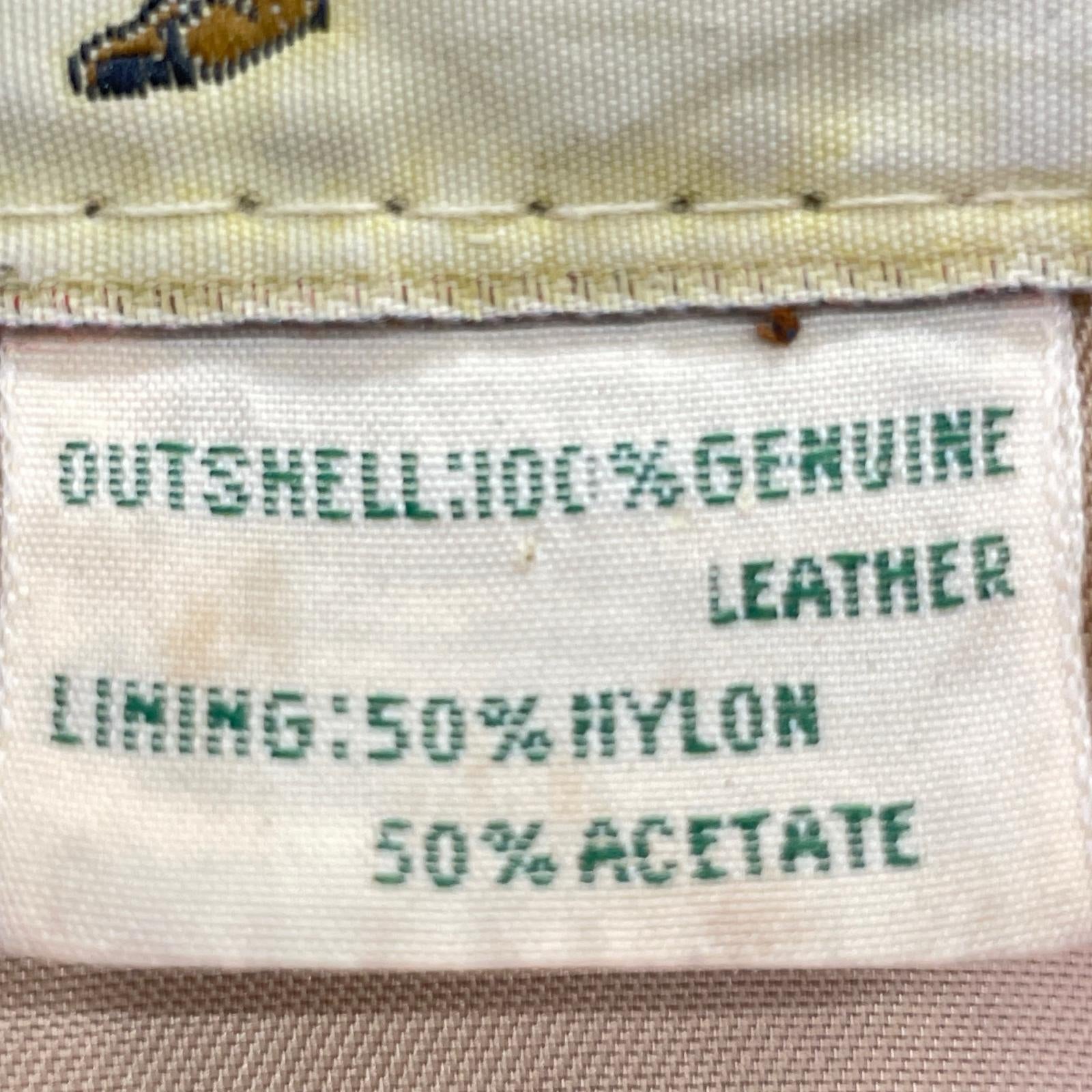 レザージャケット 90s コレギエイト レザースタジャン ブルー