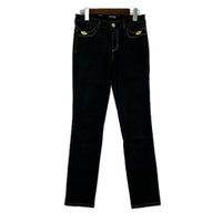 デニムパンツ VERSACE JEANS COUTURE デニム・ジーンズ 28 ブラック