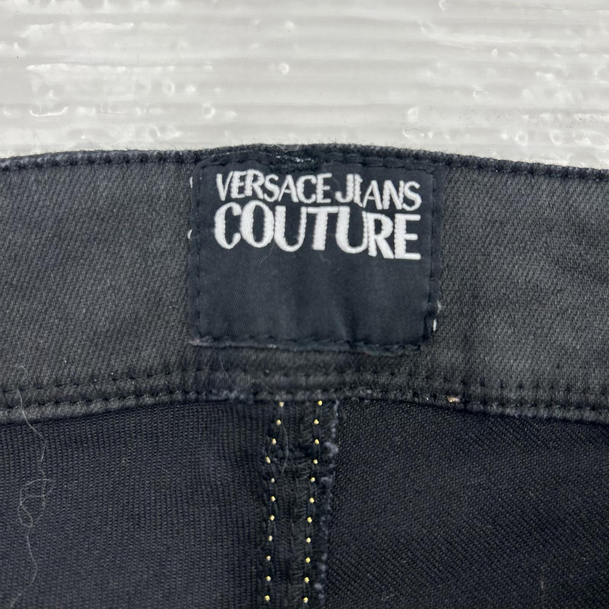 デニムパンツ VERSACE JEANS COUTURE デニム・ジーンズ 28 ブラック
