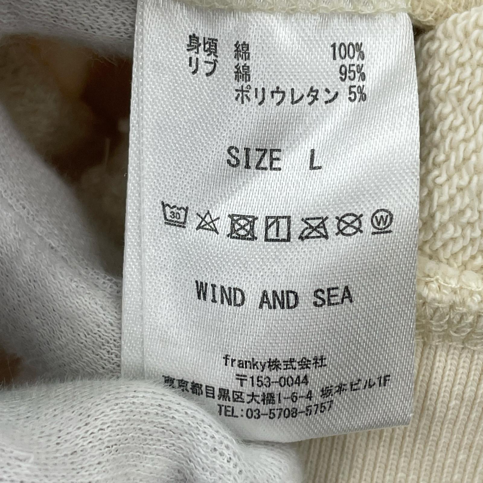 スウェット SEA Damaged Crew neck L L
