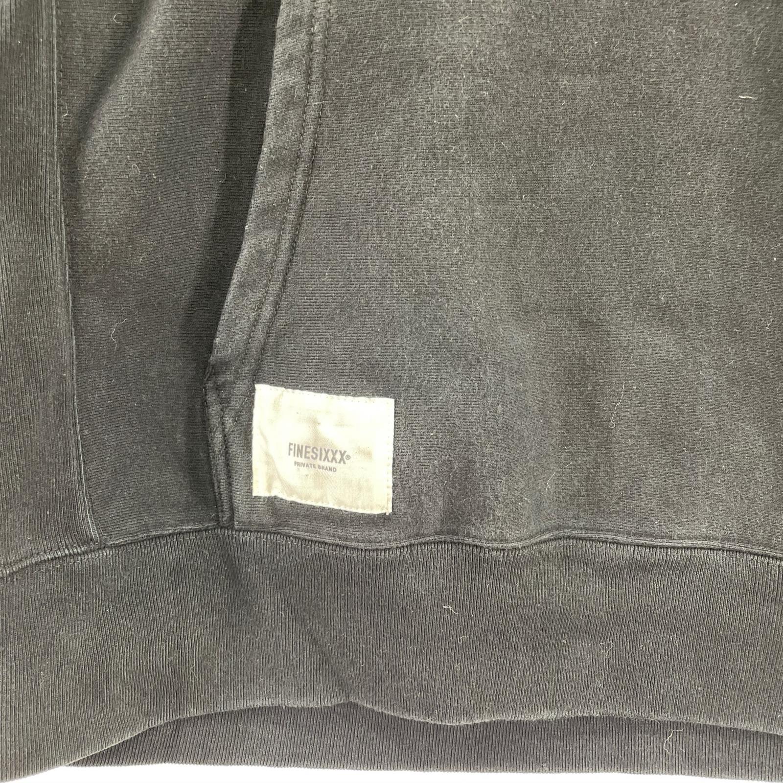 パーカー FINESIXXX 黒 XL ブラック