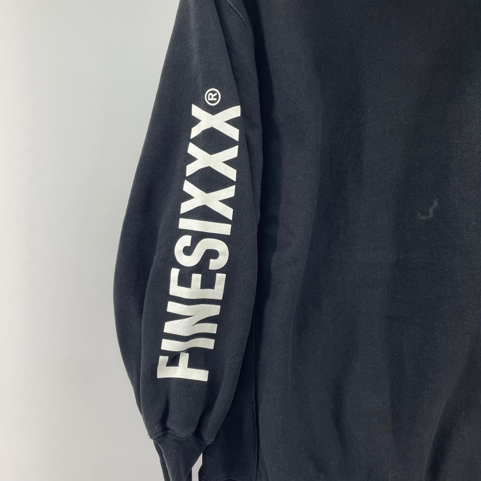 パーカー FINESIXXX 黒 XL ブラック