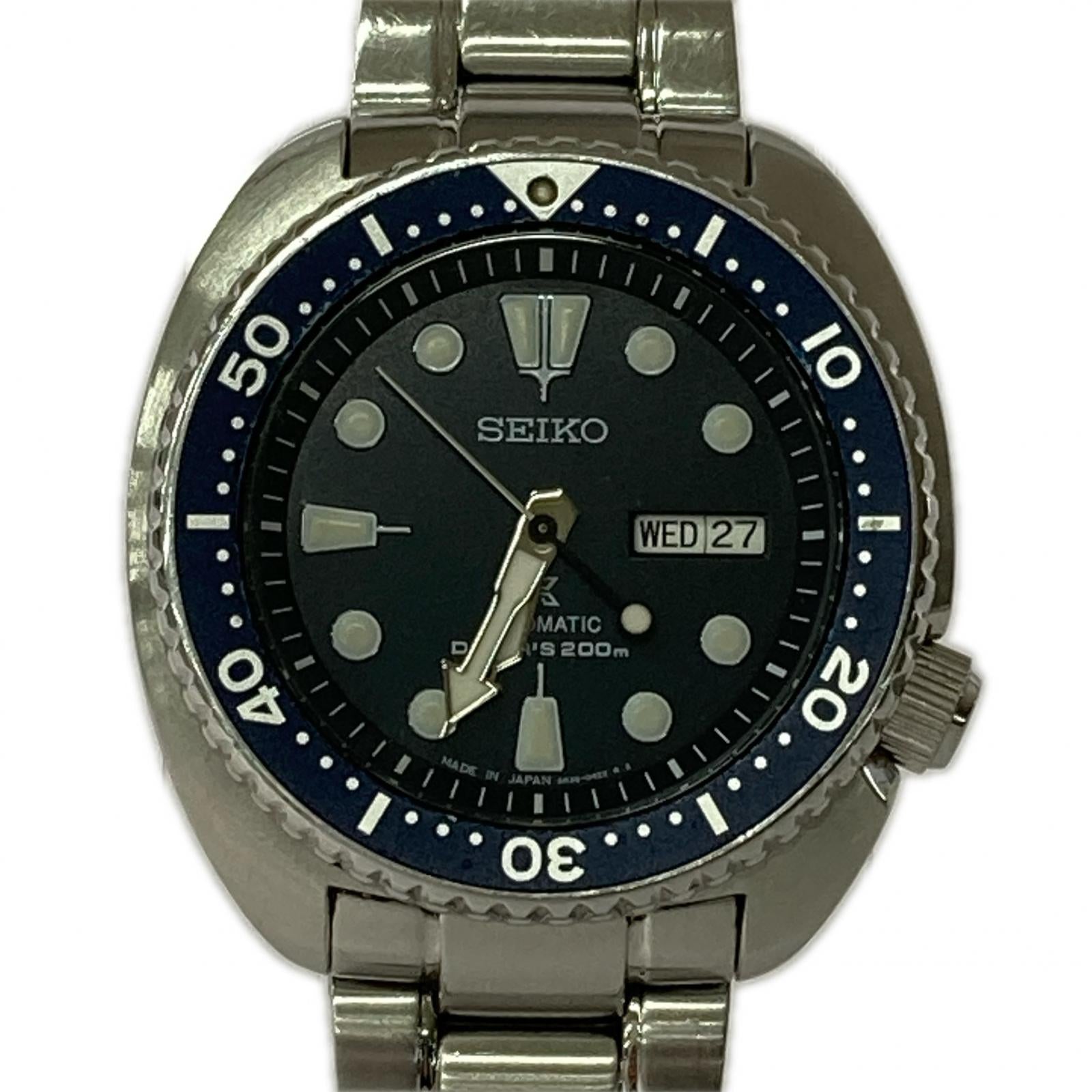 腕時計 SEIKO 4R36-04Y0 自動巻き ダイバーズベゼル ブラック