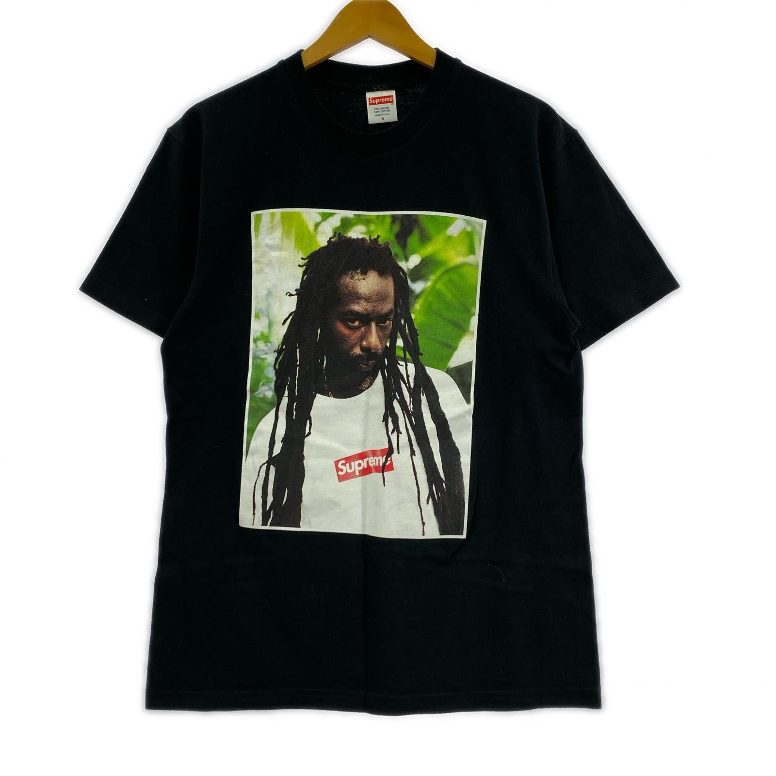 半袖シャツ buju banton tee 黒 S ブラック