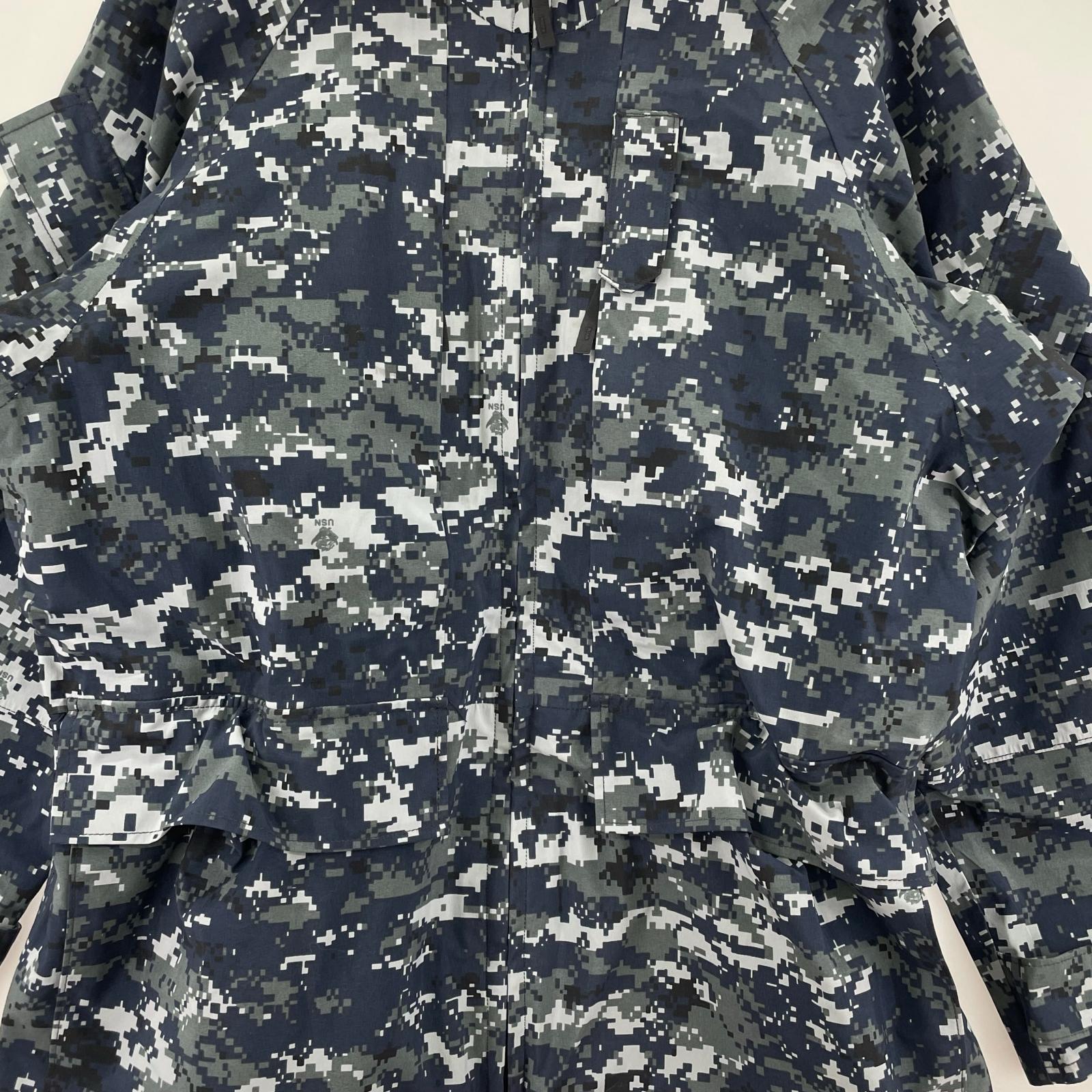 ミリタリージャケット US.NAVY 00s デジタルカモ 迷彩 GORE-TEX(L) L