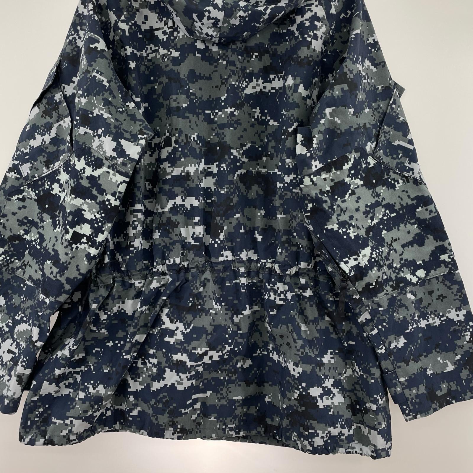 ミリタリージャケット US.NAVY 00s デジタルカモ 迷彩 GORE-TEX(L) L