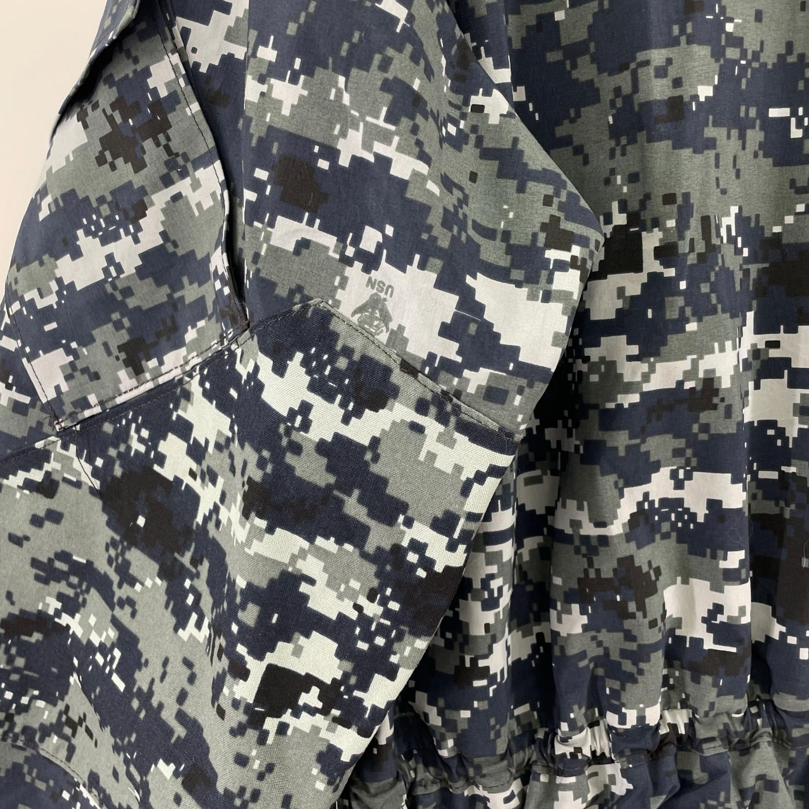 ミリタリージャケット US.NAVY 00s デジタルカモ 迷彩 GORE-TEX(L) L