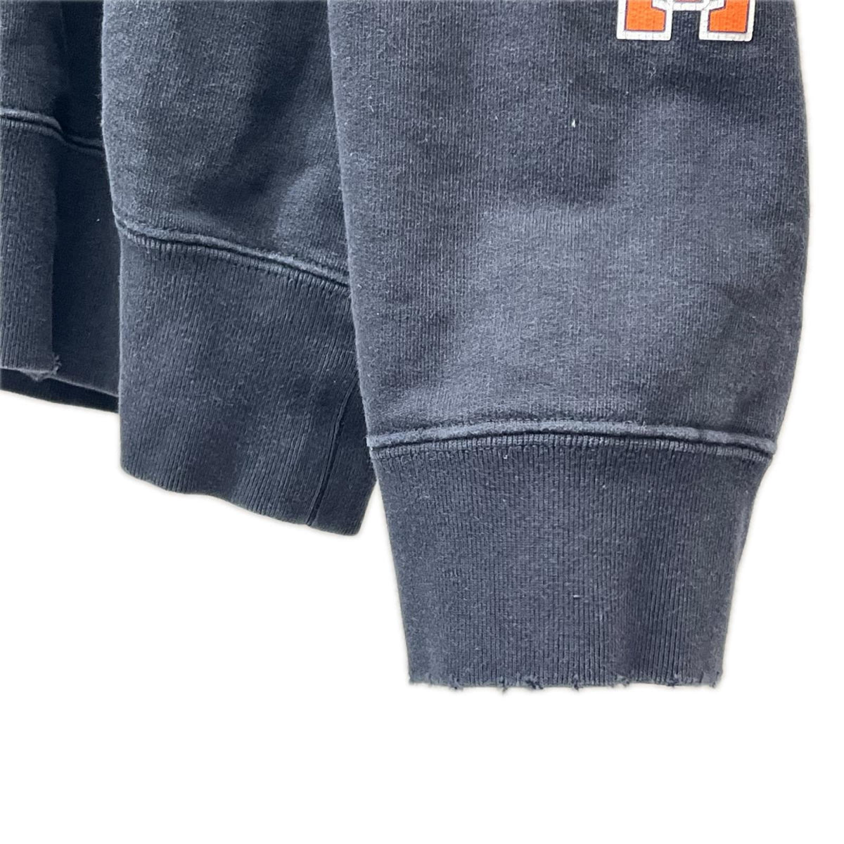 Balenciaga カレッジロゴ クラッシュスウェット ブラック M