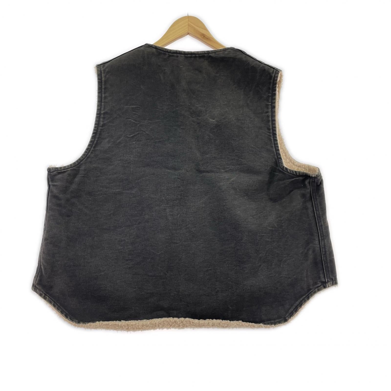 その他アウター ダックベスト ボア 2XL ブラック