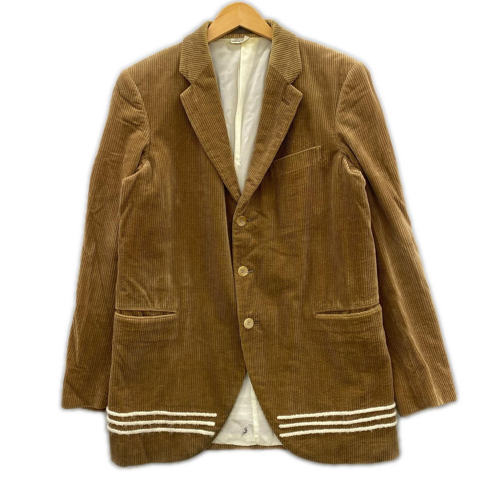 テーラードジャケット COMME des GARCONS HOMME PLUS コーデュロイ S ブラウン