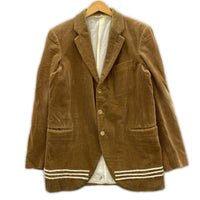 テーラードジャケット COMME des GARCONS HOMME PLUS コーデュロイ S ブラウン