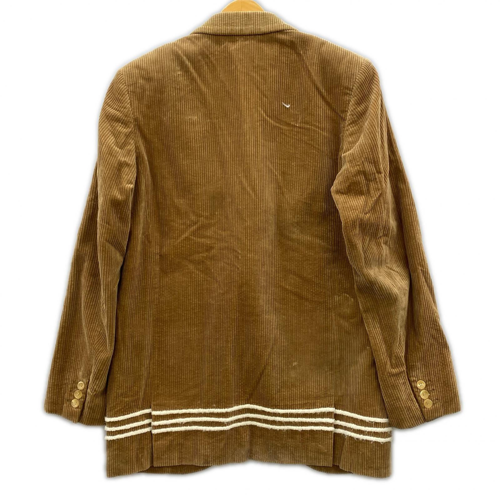 テーラードジャケット COMME des GARCONS HOMME PLUS コーデュロイ S ブラウン