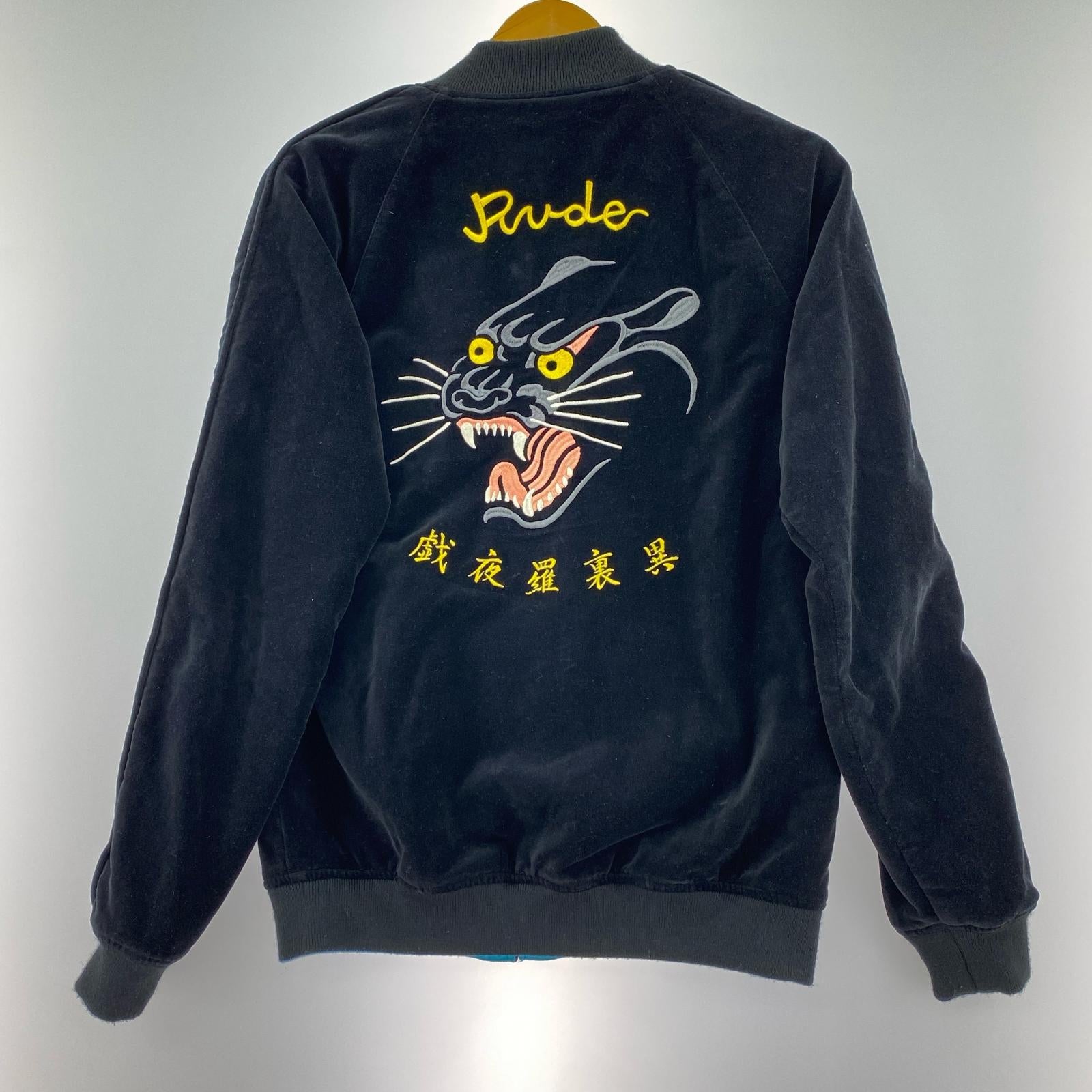 ジャケット RUDE GALLERY ROAD 別注 VAMPIRE SOUVENIR JACKET 2 ブラック×ブルー 2