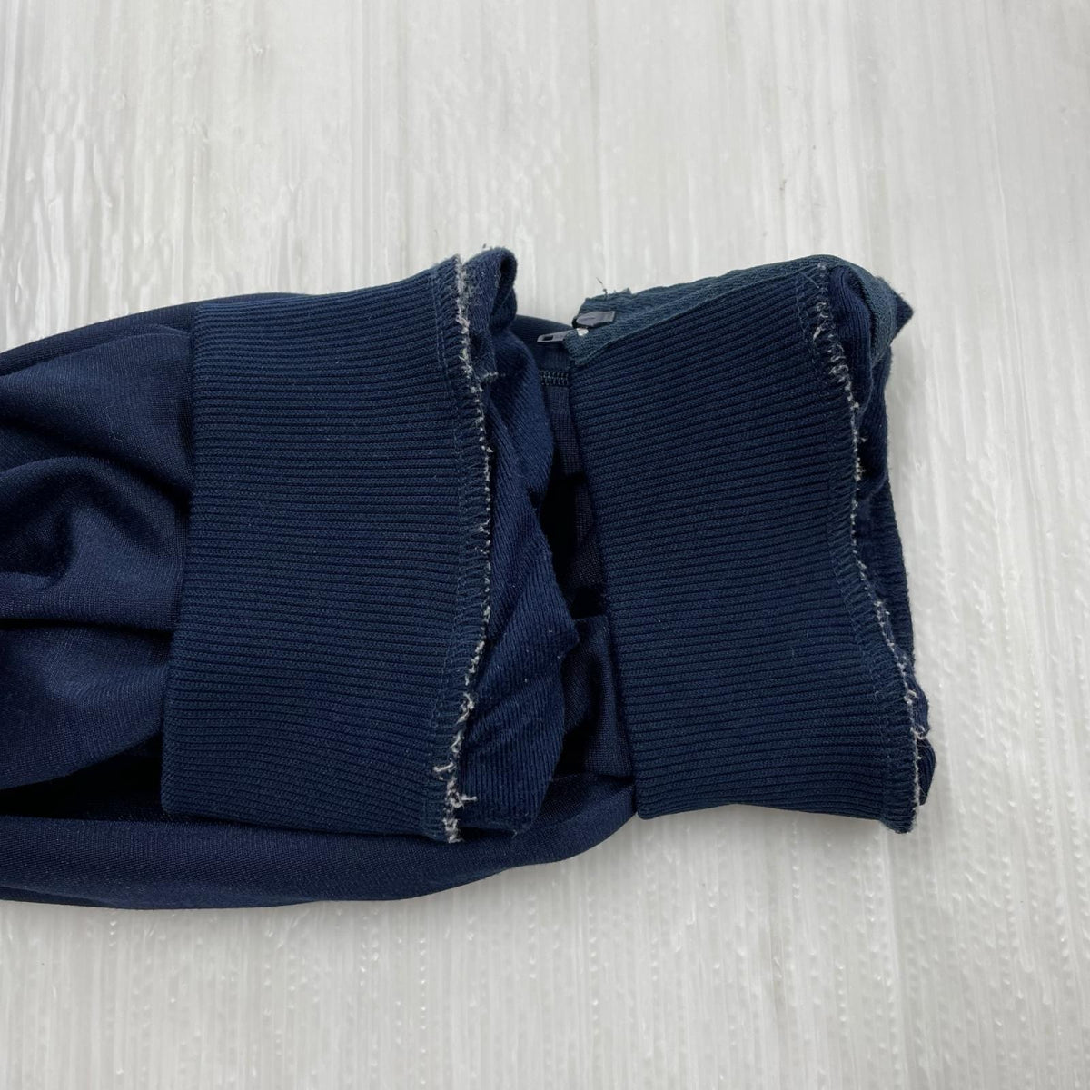 パンツ ジャージ ロゴ刺繍 紺 L ネイビー