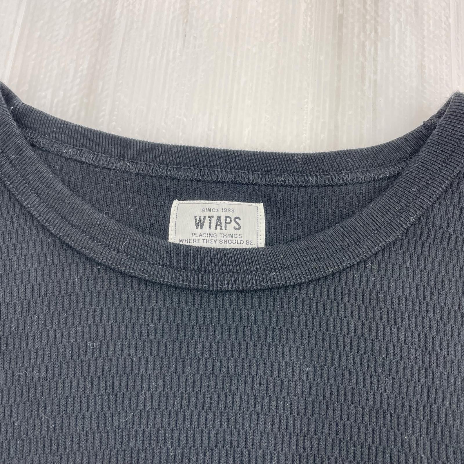 長袖Tシャツ WAFFLE 01 TEE THERMO 172ATDT-CSM17 M ブラック
