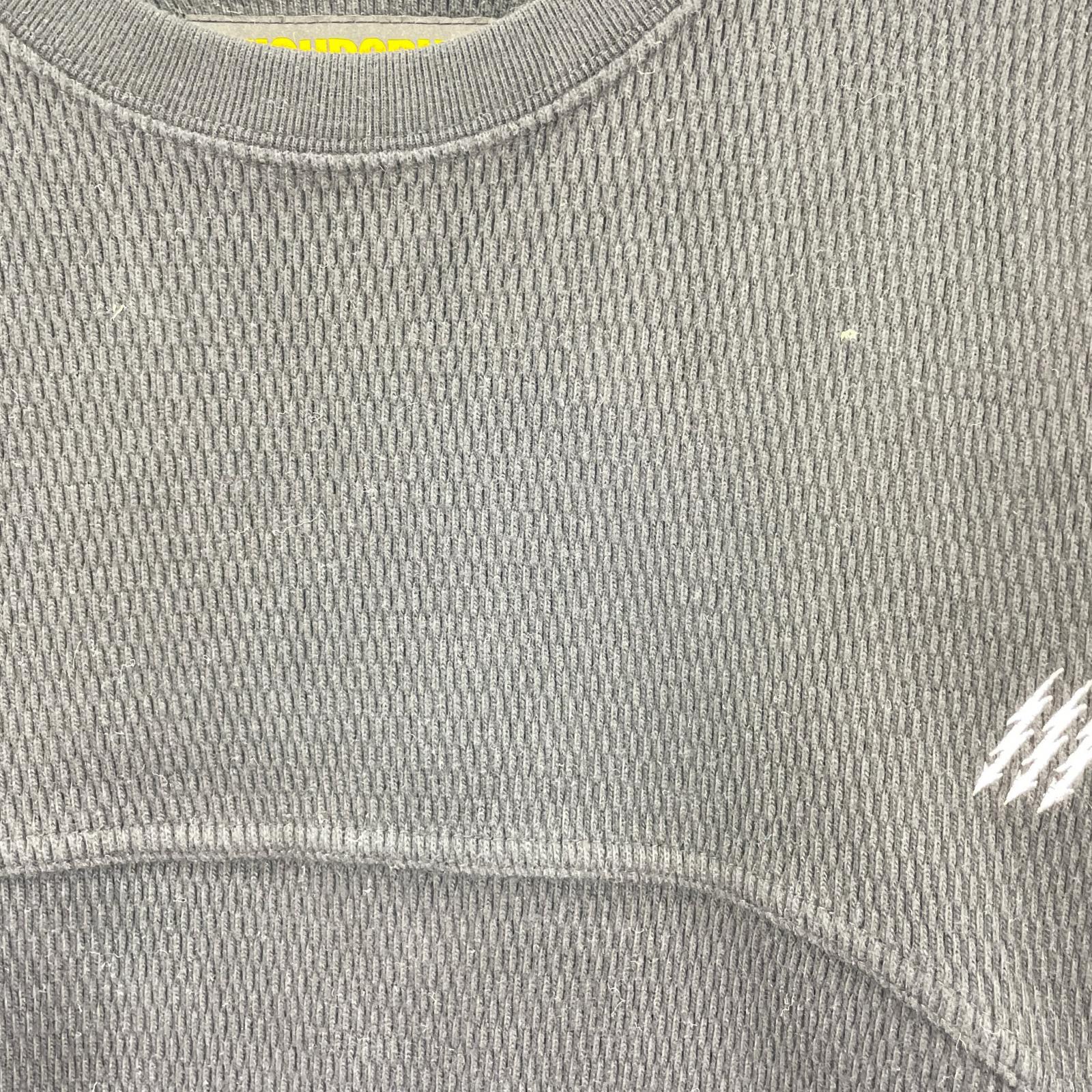 長袖Tシャツ M-WAFFLE/C-CREW.LS 191OKNH-CSM01 (M) M ブラック