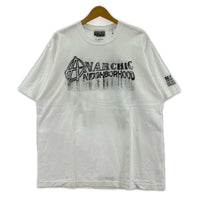 半袖Tシャツ ANARCHIC ADJUSTMENT Tシャツ 242PCAJN-ST02S L ホワイト