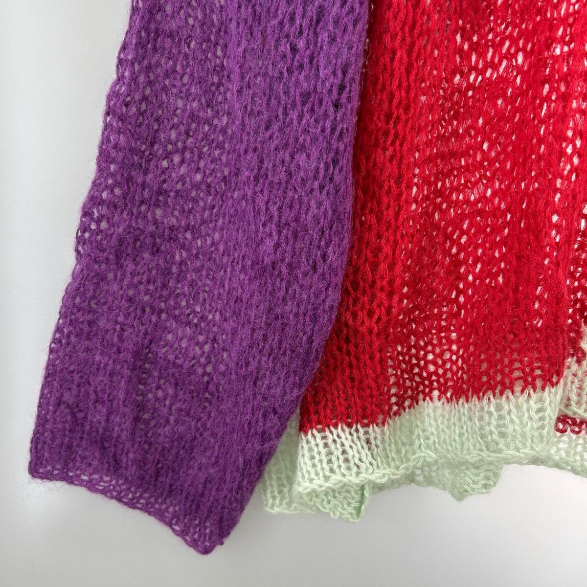 ニット PUNKS Mohair Pullover Knit F フリー マルチカラー