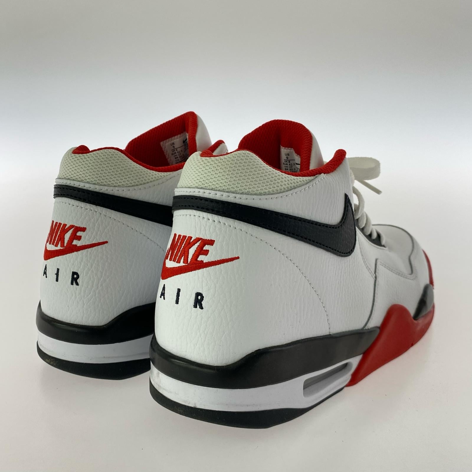 スニーカー NIKE Flight Legacy White/University Red 27㎝ BQ4212-100 27cm (US9 UK8 1/2 EU44)